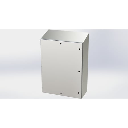 Saginaw Control & Engineering 1/4 Turn Latch Electrical Enclosures, 48 in H, 16 in D, 36 in W, NEMA 3R, 4, 4X, 12, 13 SCE-48EL3616SSST
